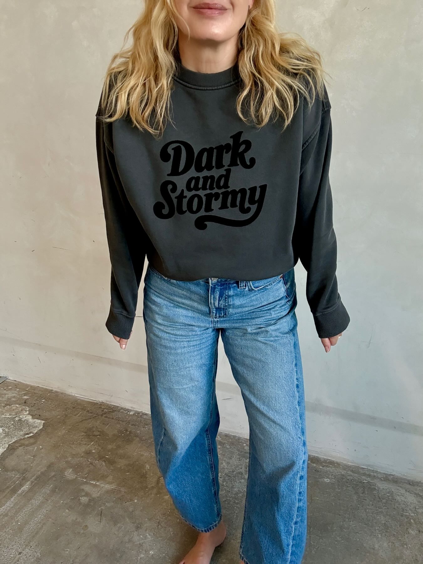 Dark and Stormy Washed Sweatshirt
