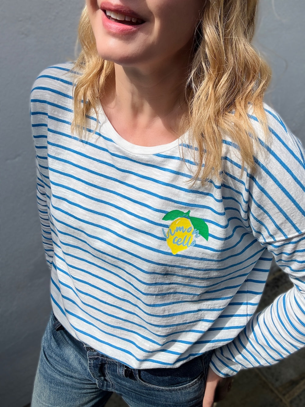 Limoncello Striped Long Sleeve Tee