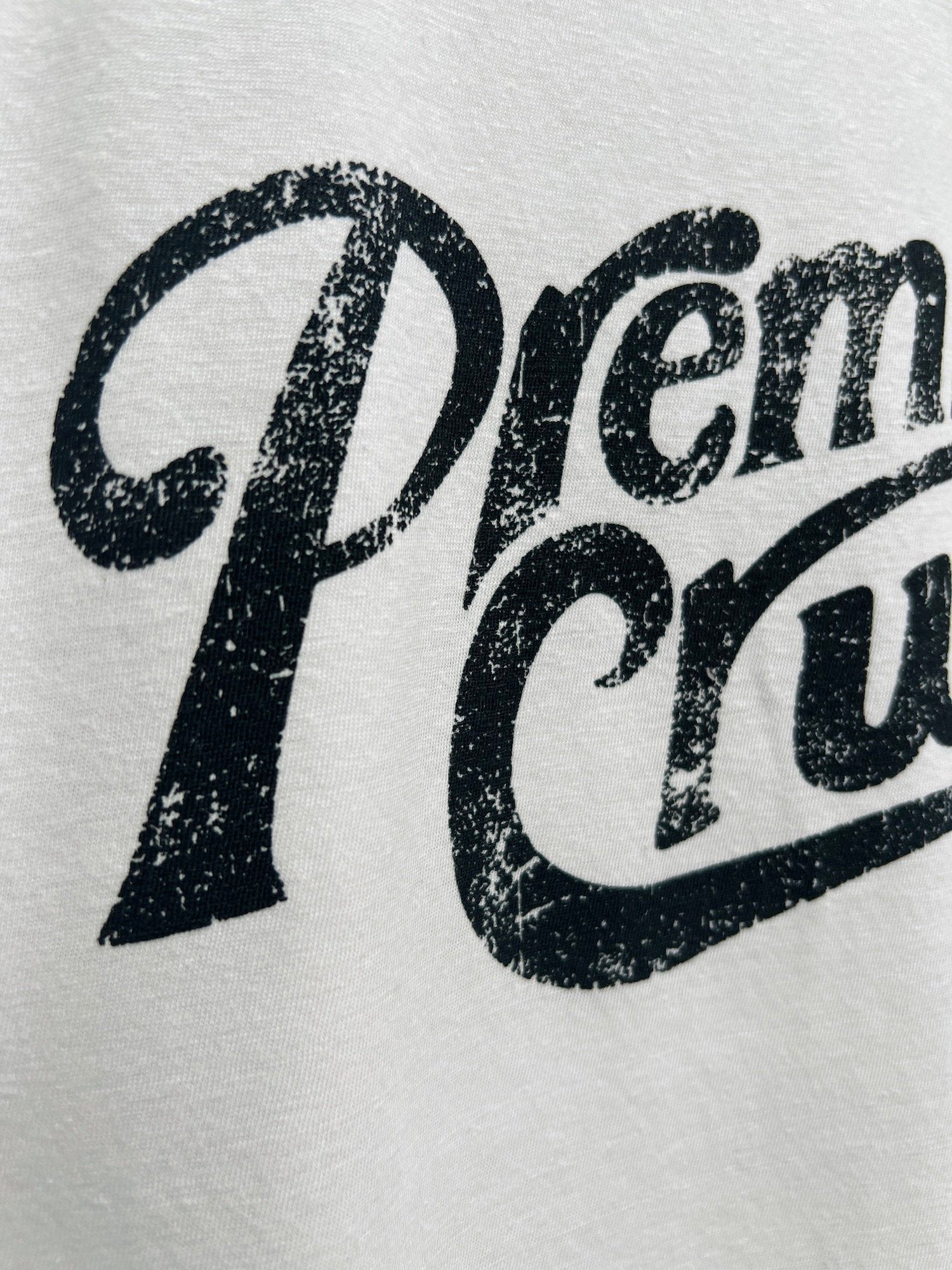 premier cru retro linen blend tee white | fwp by rae