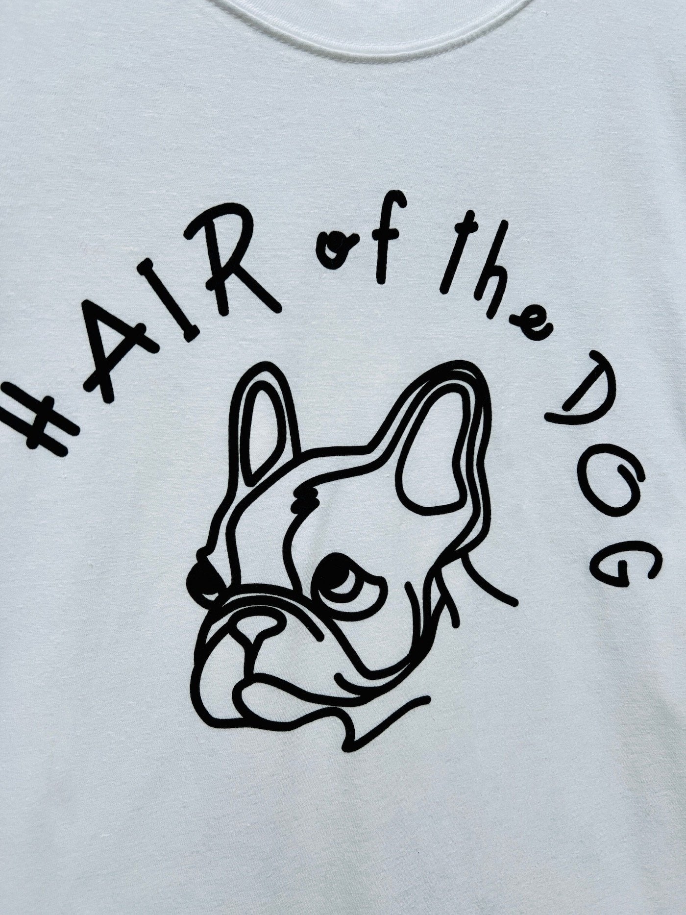 hair of the dog linen tee white | fwp by rae