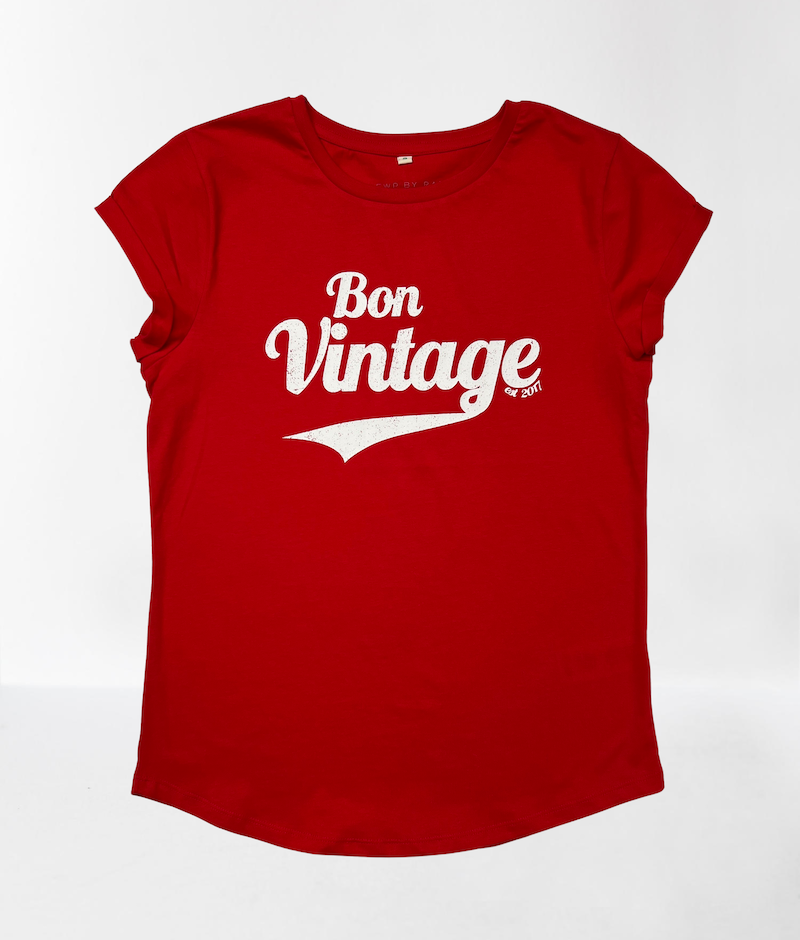 bon vintage retro tee red | fwp by rae