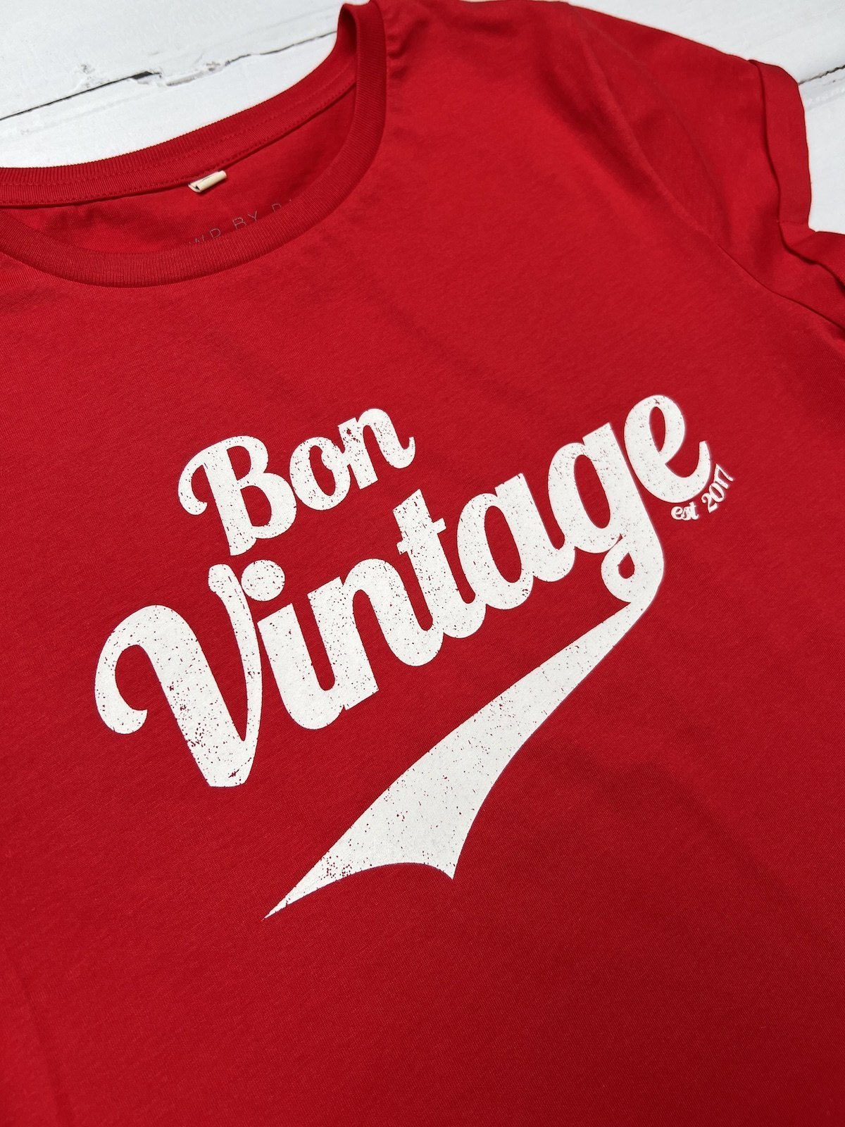 bon vintage retro tee red | fwp by rae