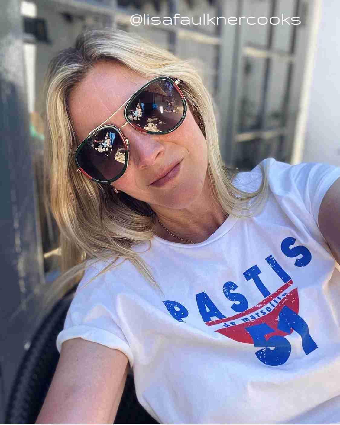 pastis 51 t-shirt | fwp by rae | Lisa Faulkner