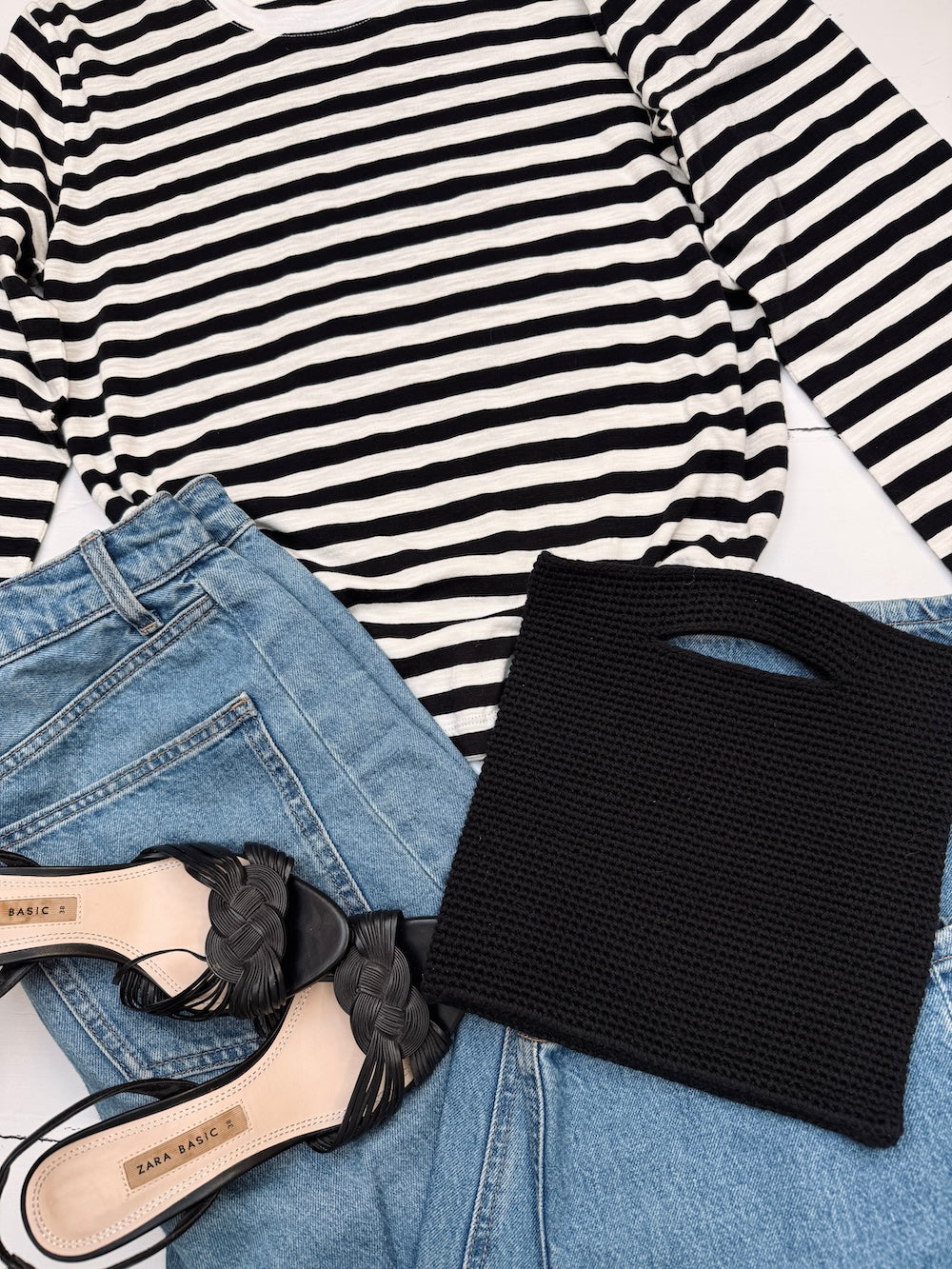 Knitted Black Grab Bag