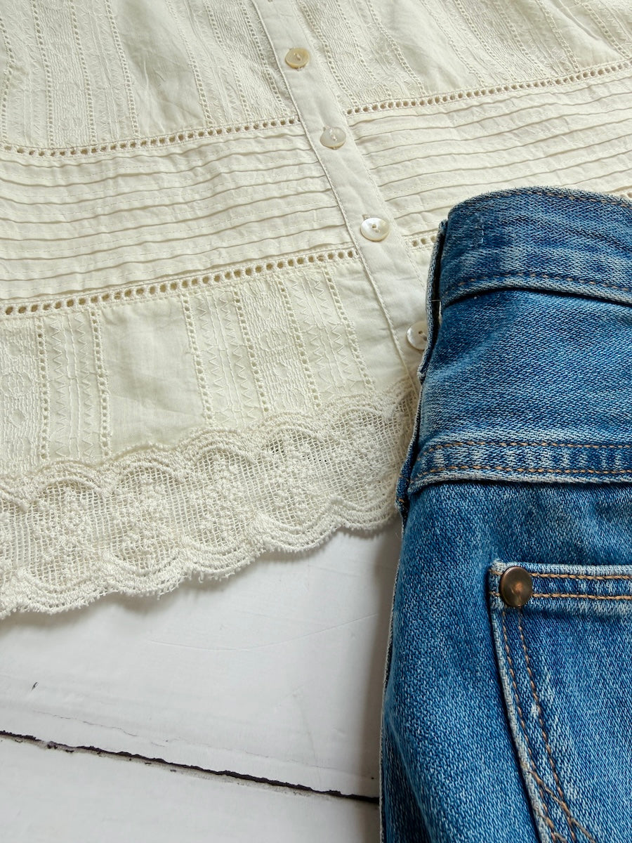 Wren Lace Camisole Top Cream