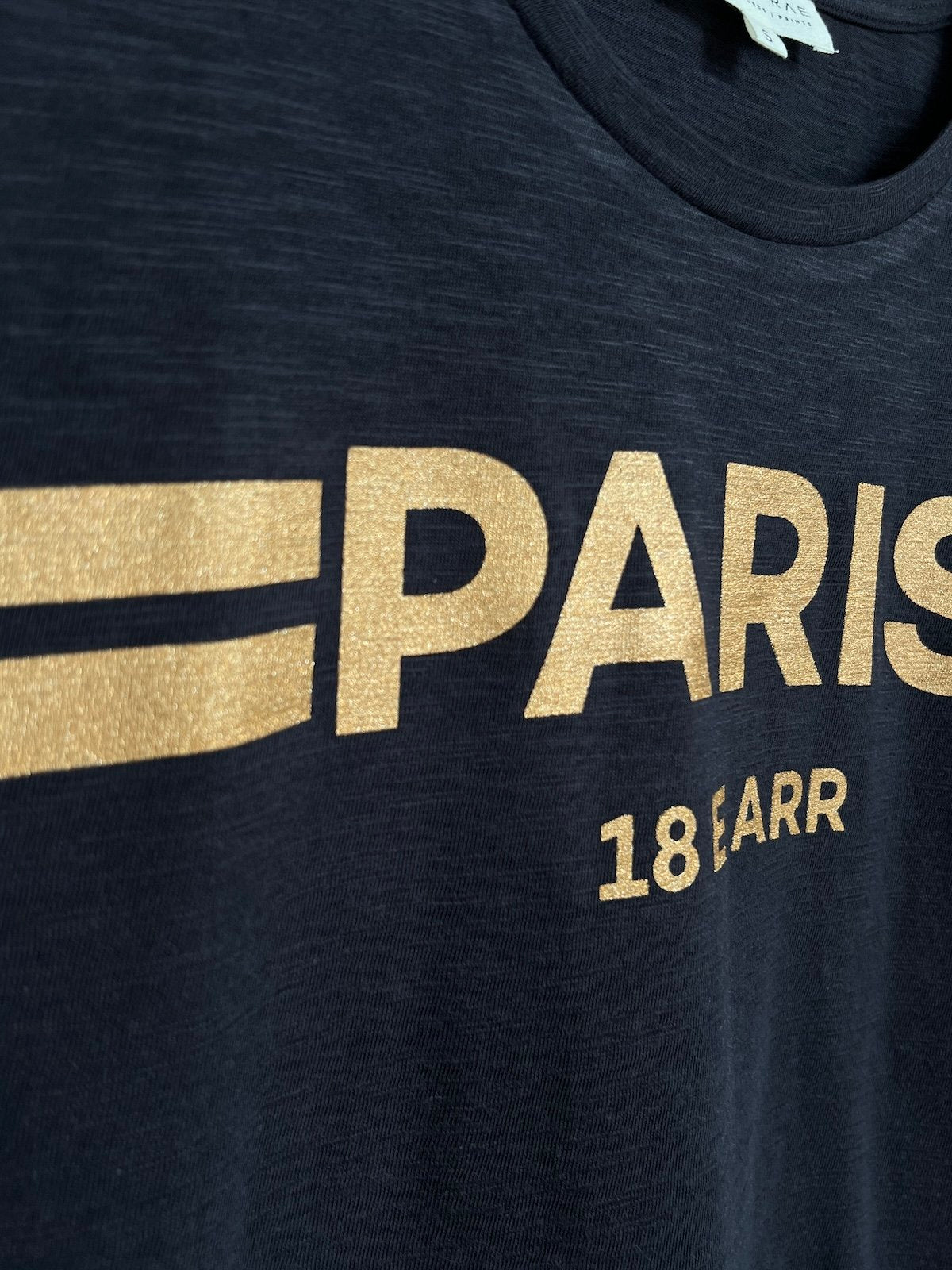 Paris Tee Anthracite Gold | fwp by rae