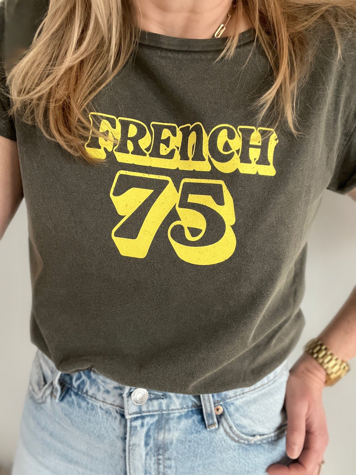 french75 tee vintage style | fwp by rae