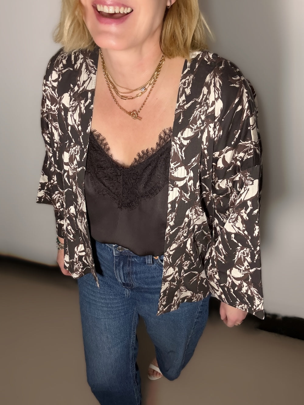 Cassie Lace Camisole Chocolate Brown