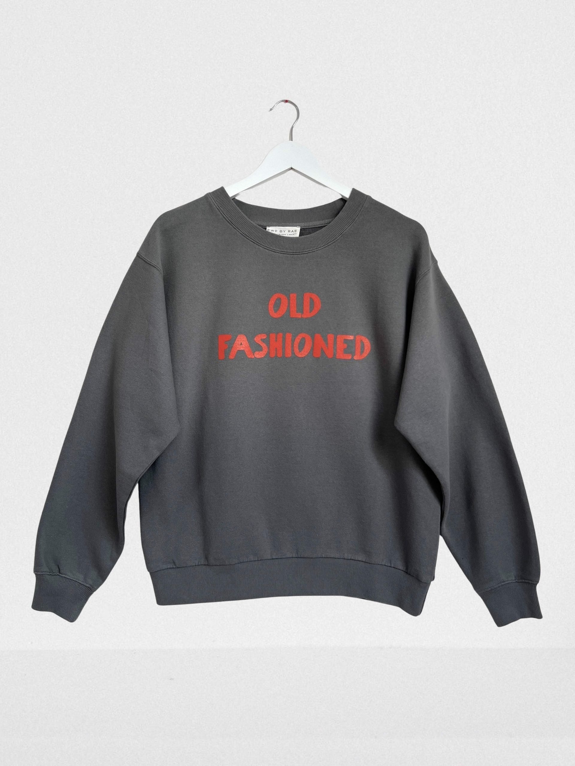 Old Fashioned Sweatshirt washed olive | fwp by rae