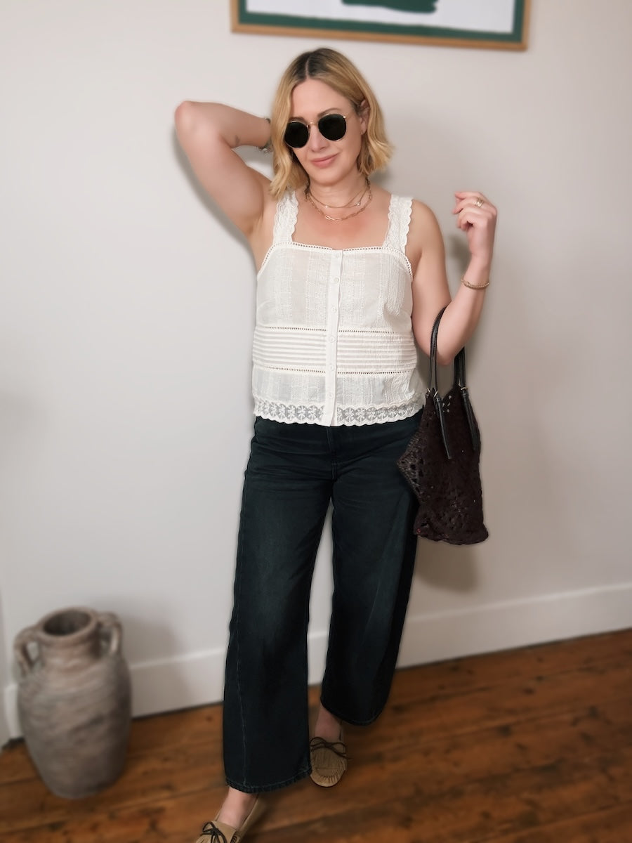 Wren Lace Camisole Top Cream