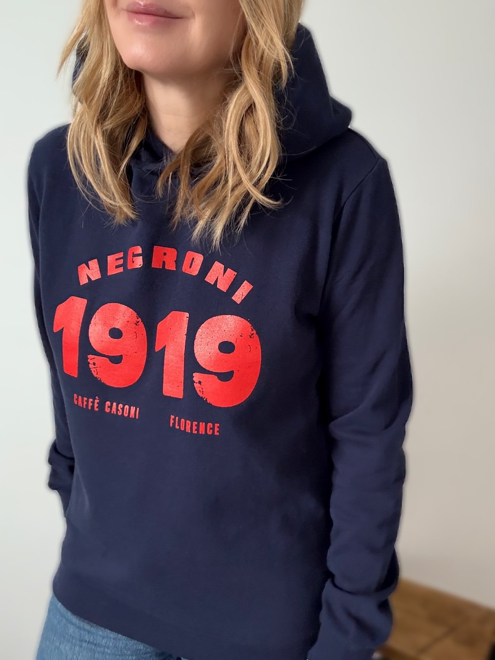 negroni fine knit hoodie navy | fwp by rae hoodie