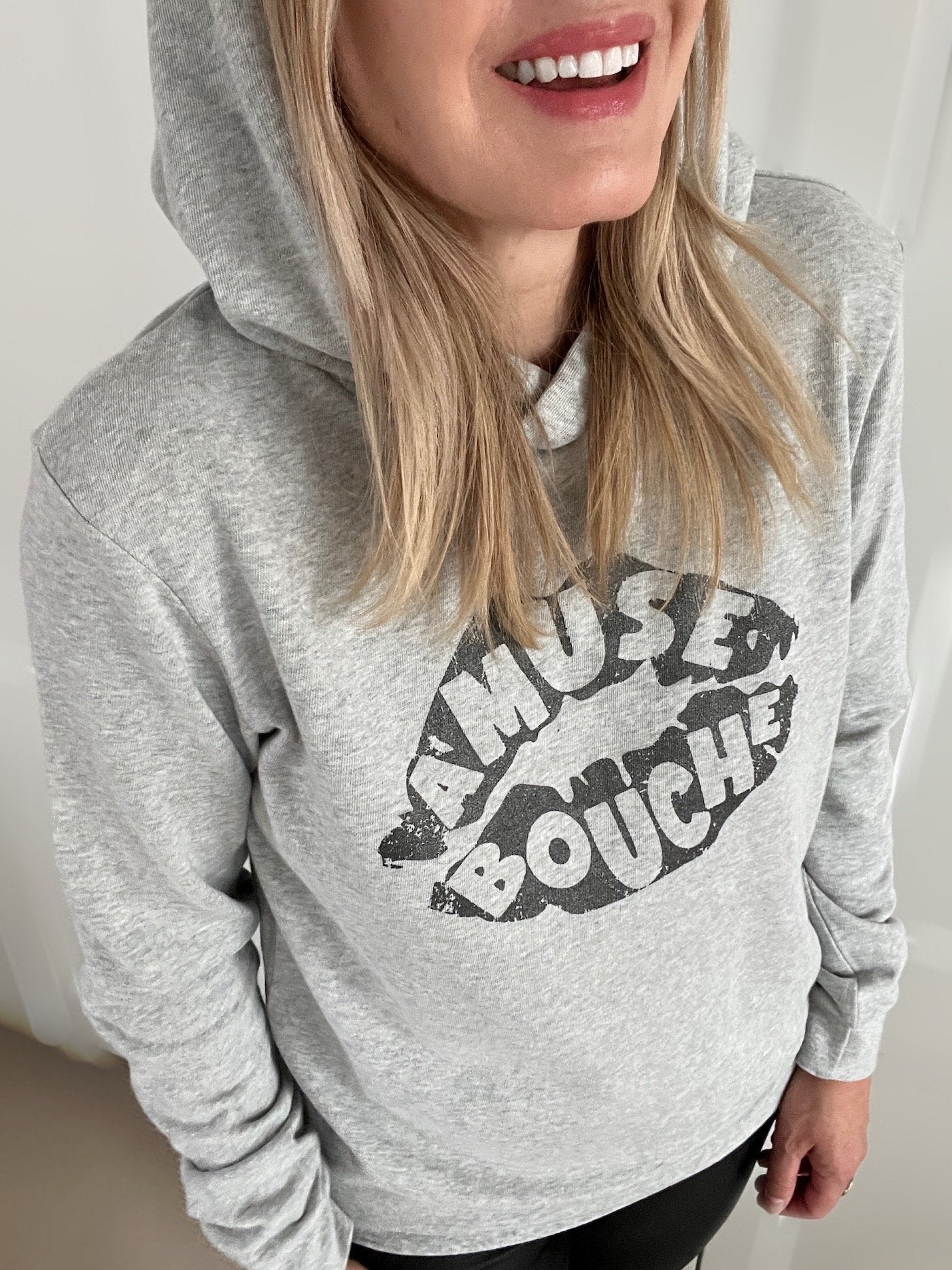 amuse bouche hoodie marl grey | fwp by rae