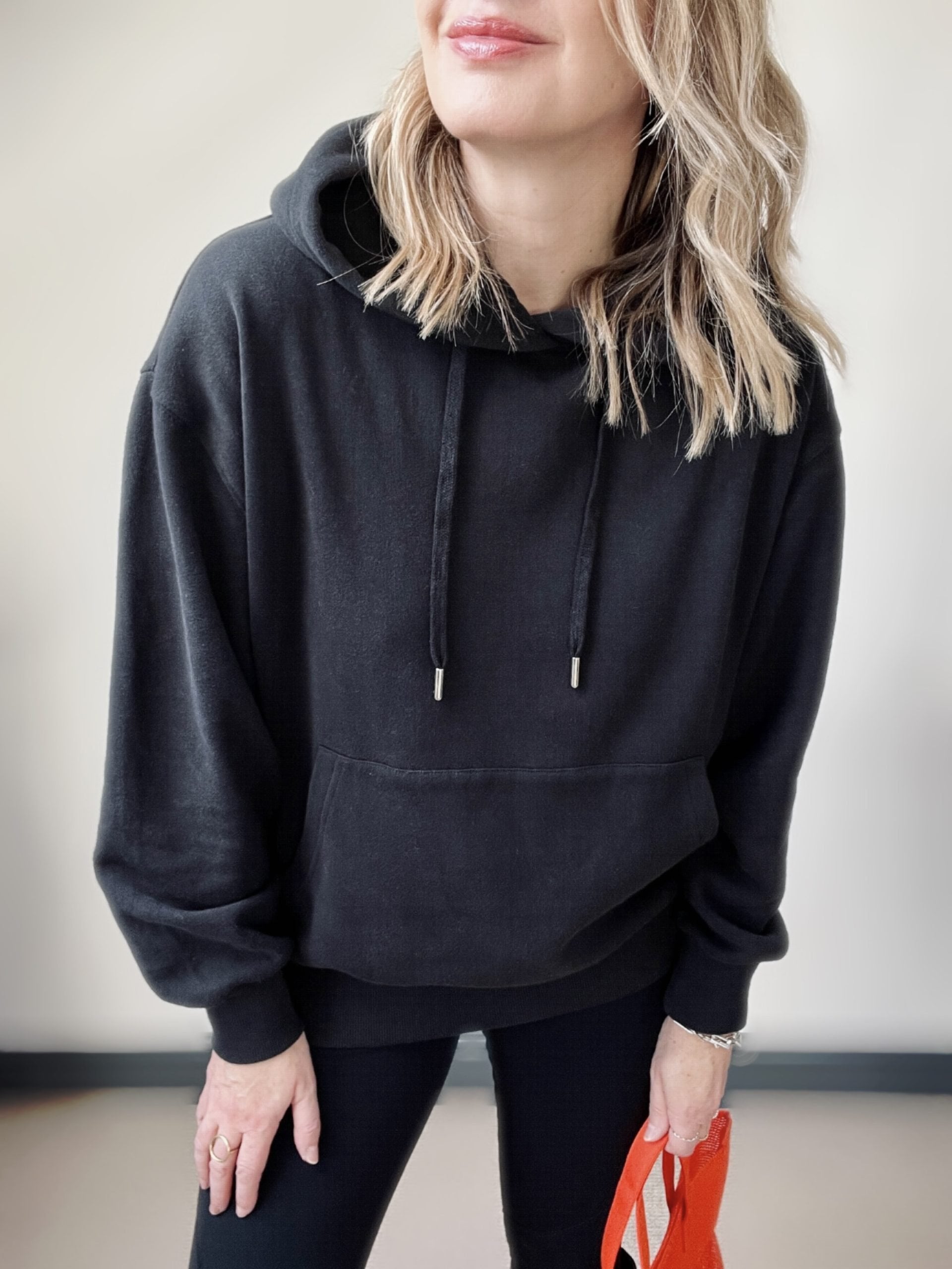 Riley Oversized hoodie black | fwp by rae