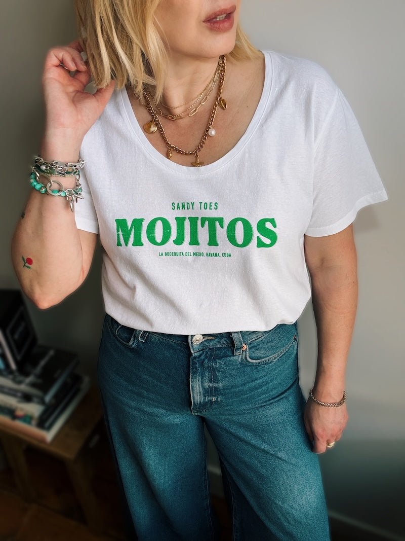 Mojitos Tee White