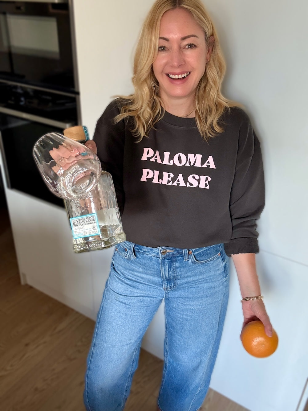 Paloma Please Sweatshirt Woodland Grey Pink