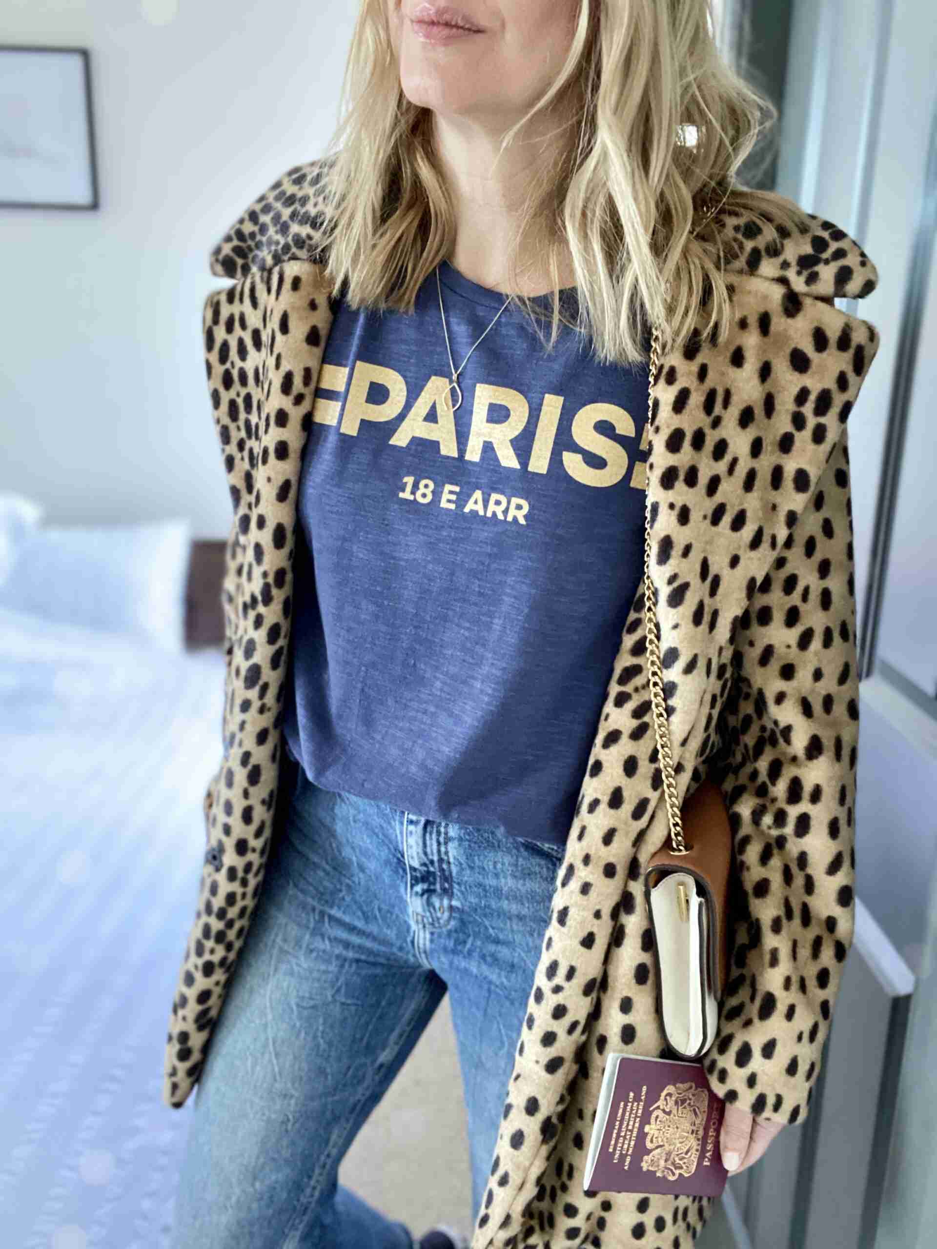 paris tee navy | fwp by rae