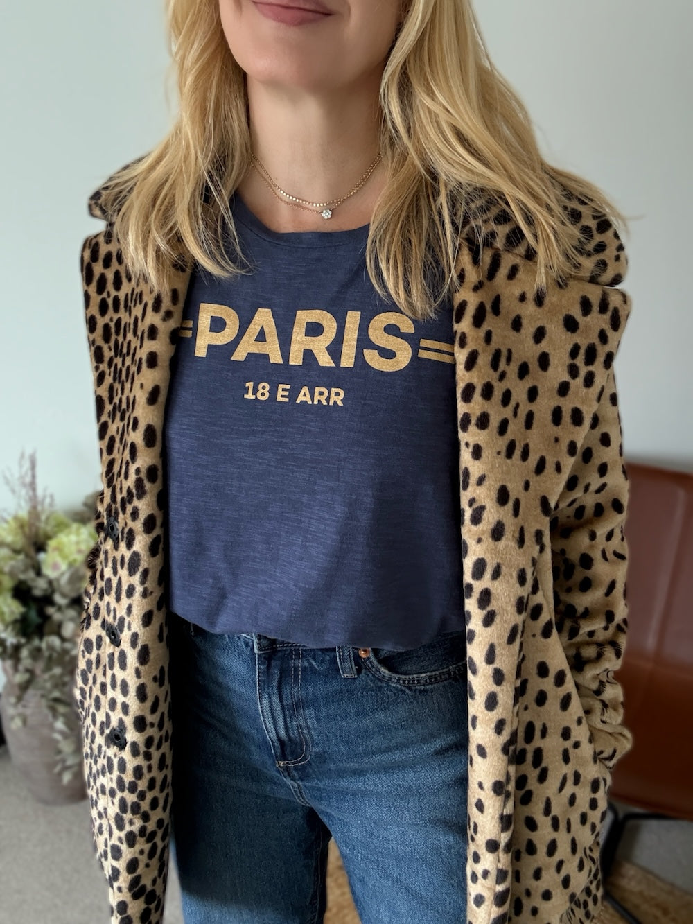 PARIS tee navy