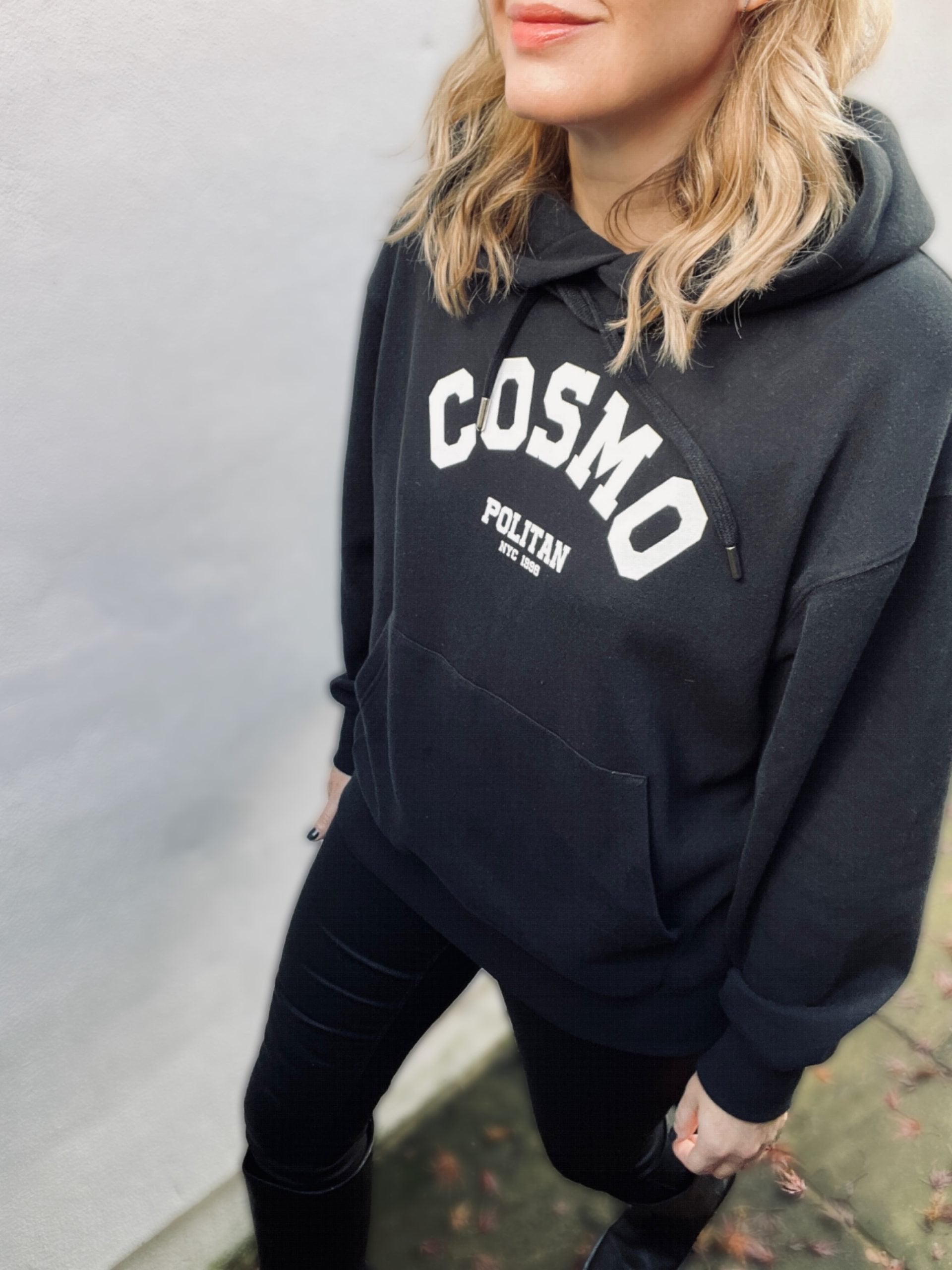 cosmo oversized hoodie black white | fwp by rae hoodie