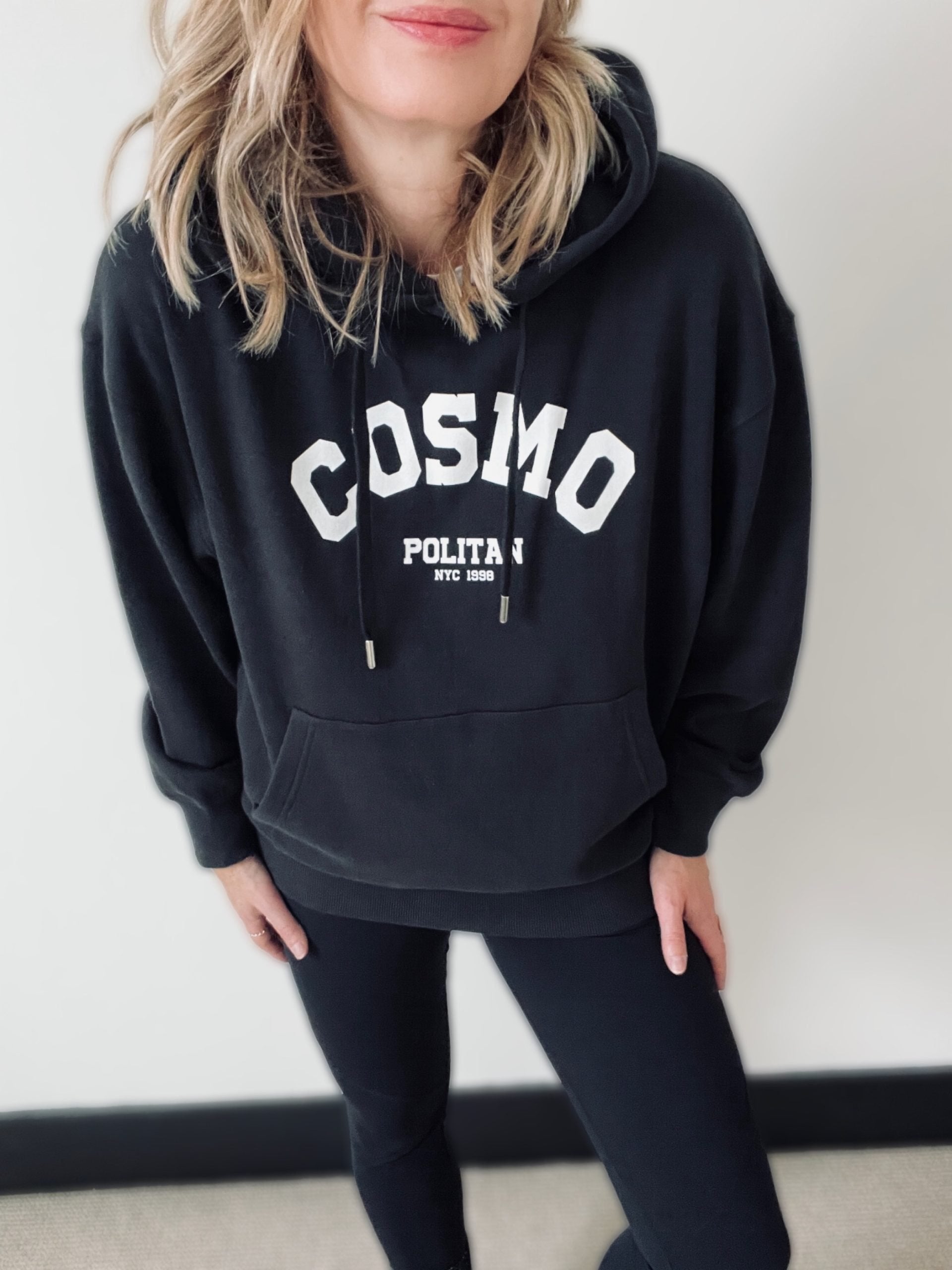 cosmo oversized hoodie black white | fwp by rae hoodie