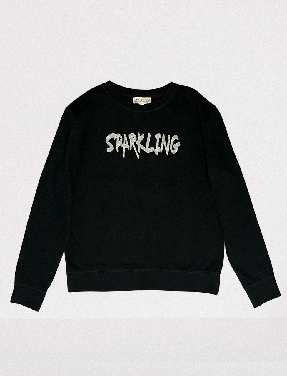 sparkling sweatshirt black | fwp by rae sweatshirt