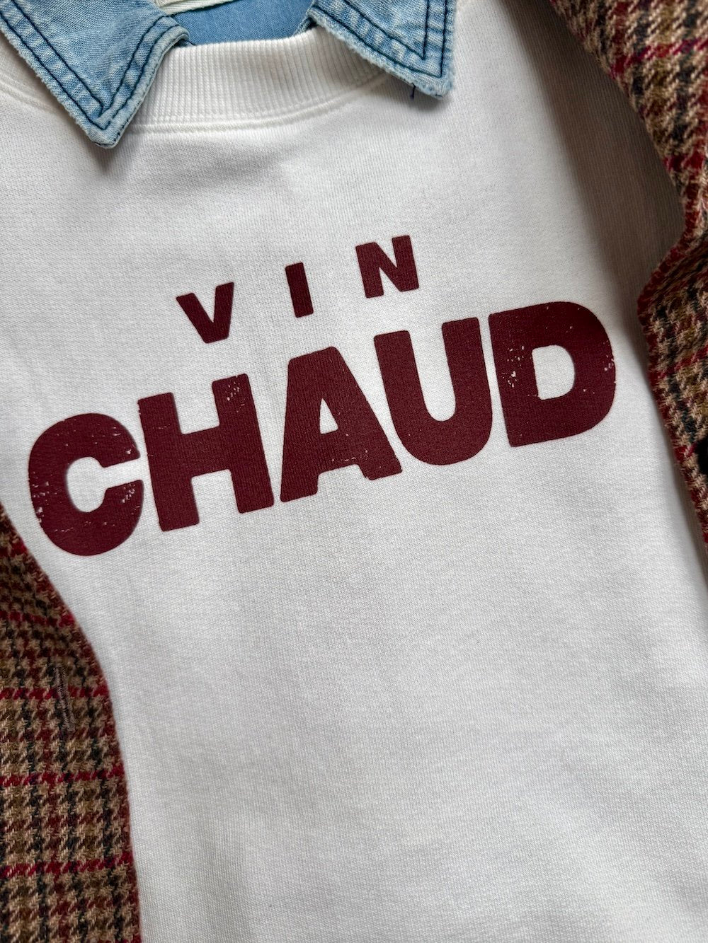 vin chaud sweatshirt winter white | fwp by rae