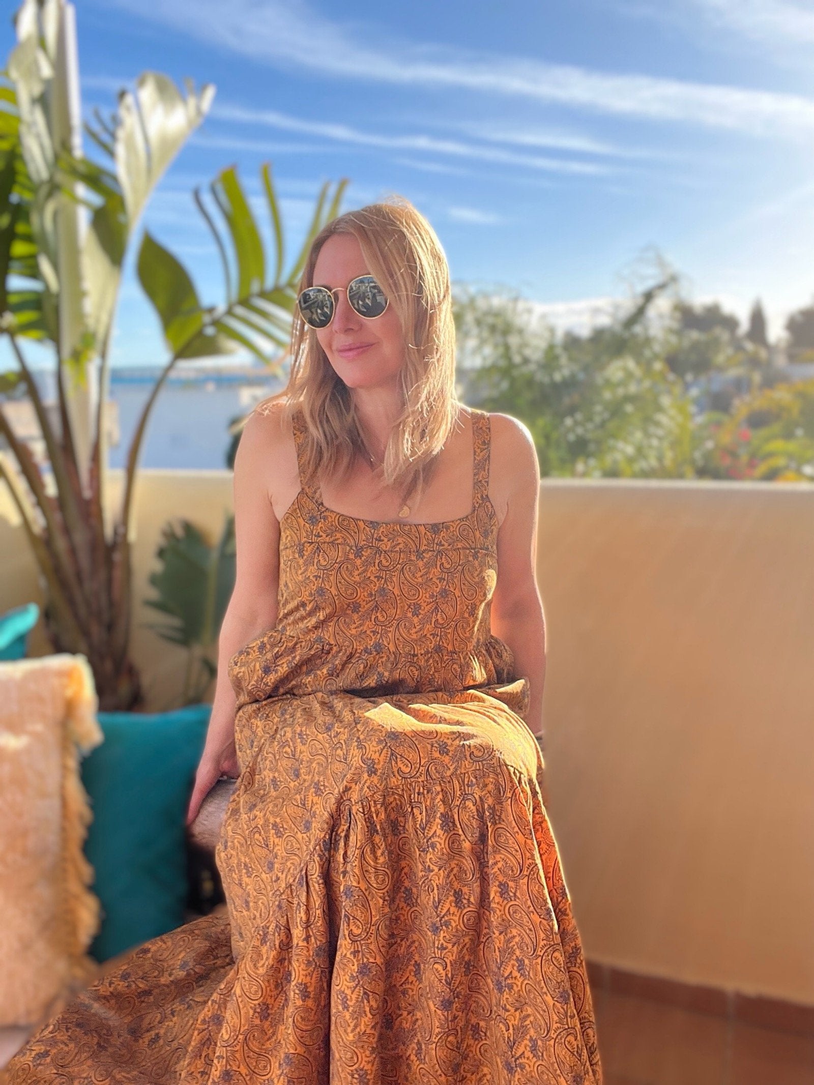 Maya sleeveless maxi dress | fwp by rae | boho maxi dress