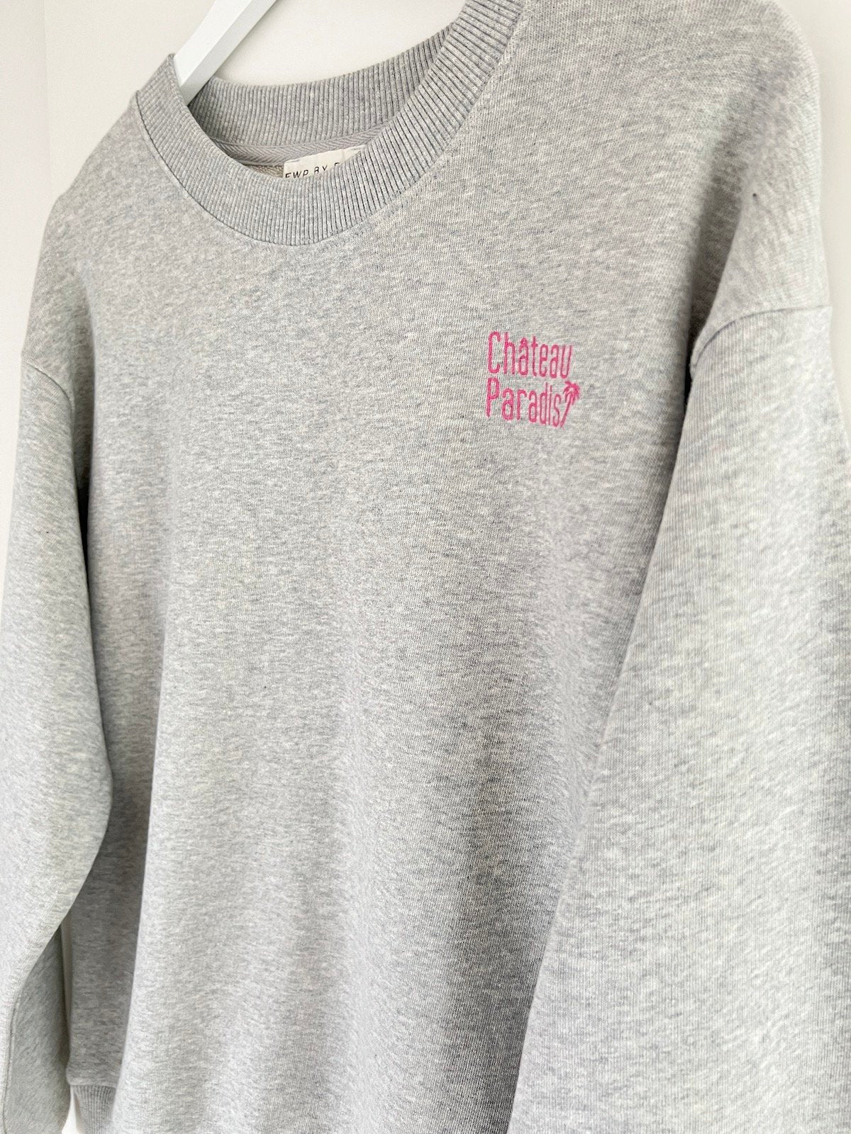 chateau Paradis sweatshirt light marl grey | fwp by rae