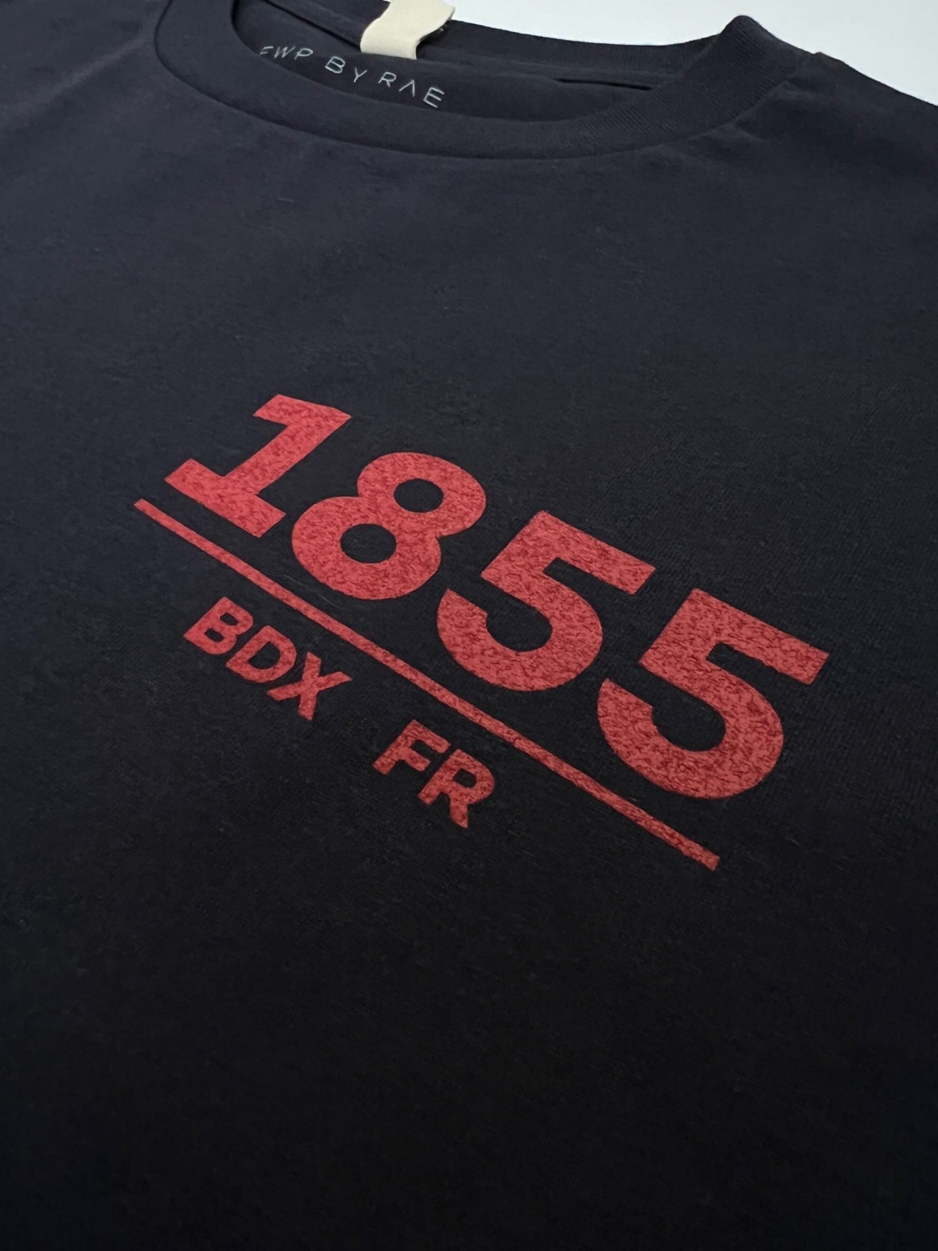 1855 mens t-shirt navy | fwp by rae