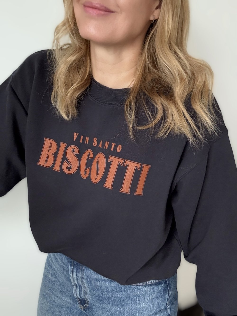 Biscotti Sweatshirt Graphite Navy Rust