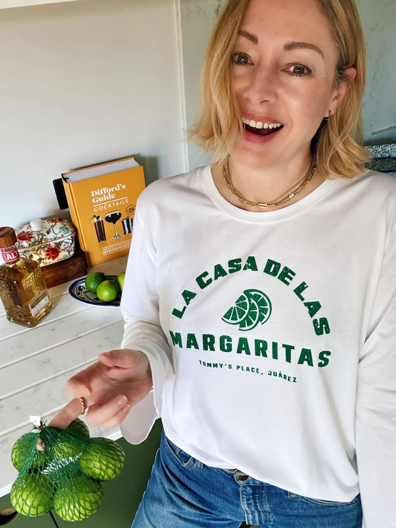 Margaritas Long Sleeve T-Shirt White