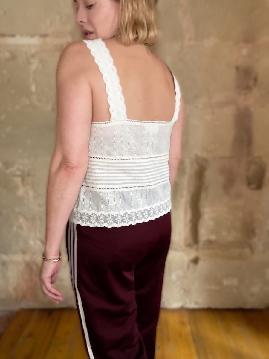 Wren Lace Camisole Top Cream