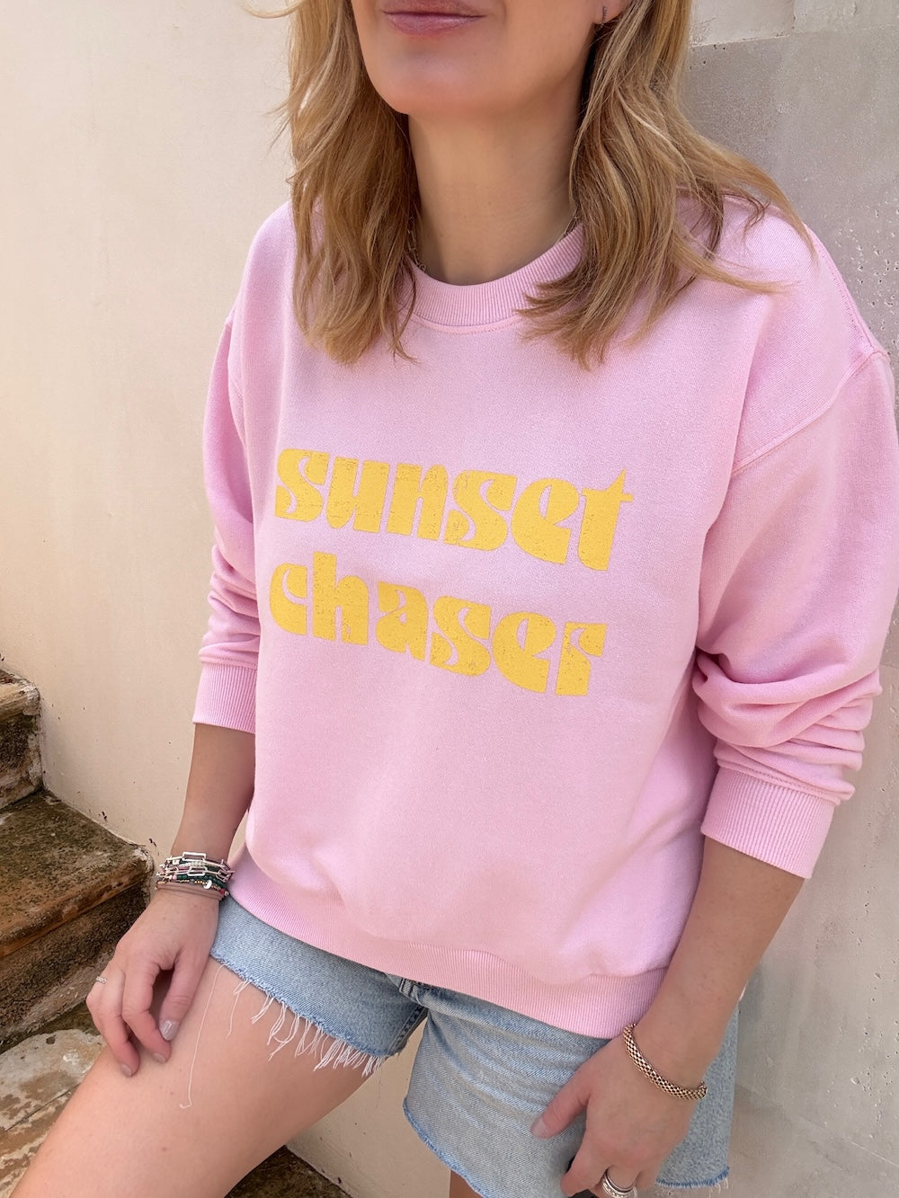 Sunset Chaser Pink Sweatshirt