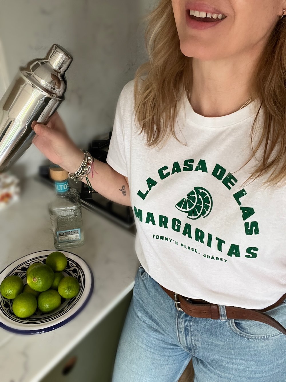 Margaritas Tee Linen Blend Classic Cut | fwp by rae