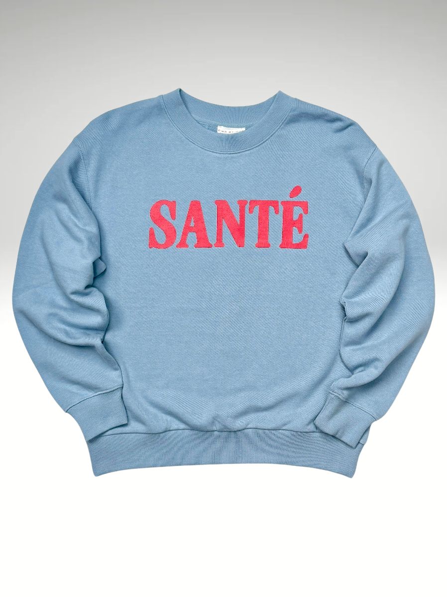 Santé Sweatshirt Baby Blue Coral | fwp by rae