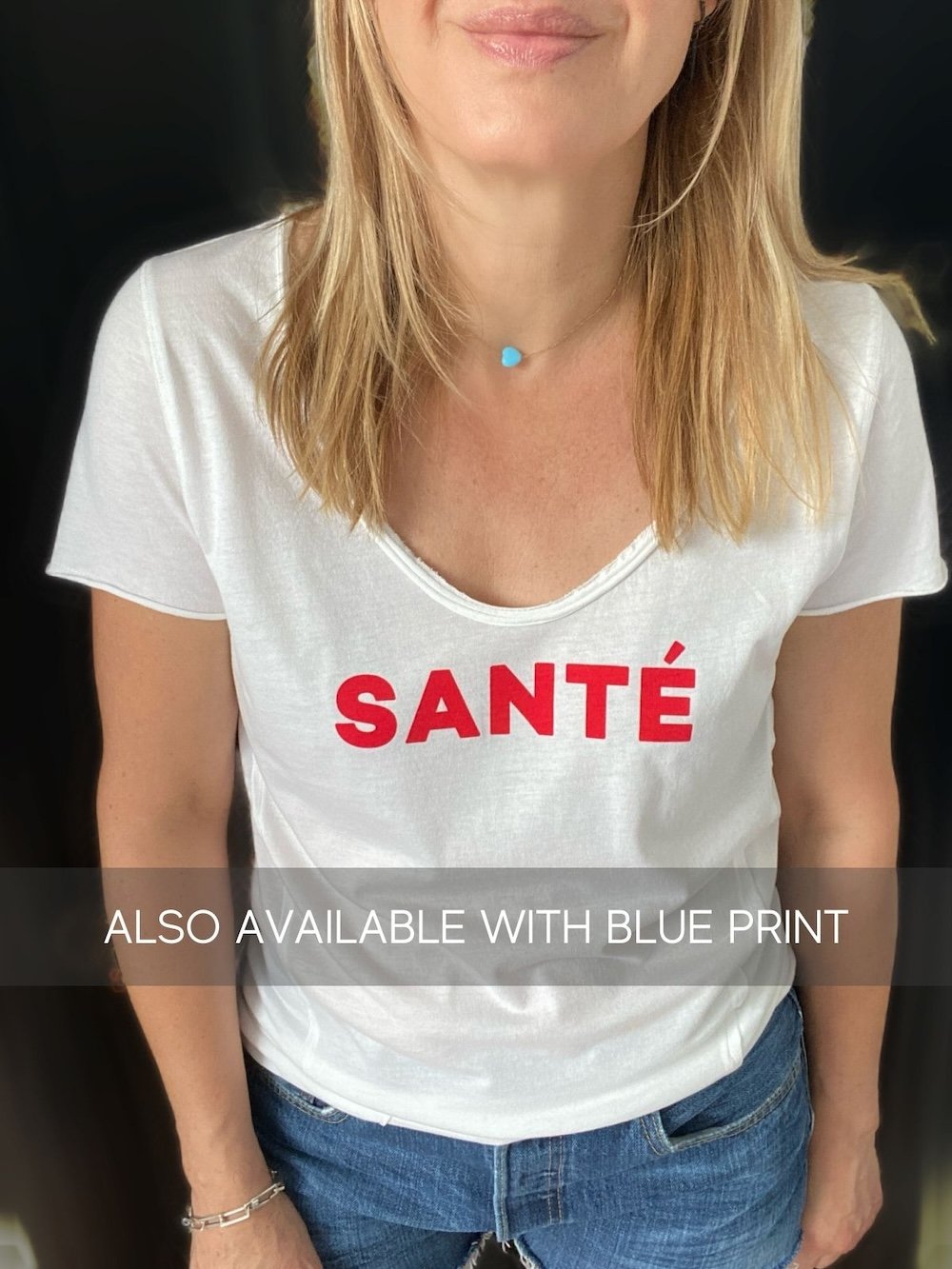 Santé slogan t-shirt white | fwp by rae