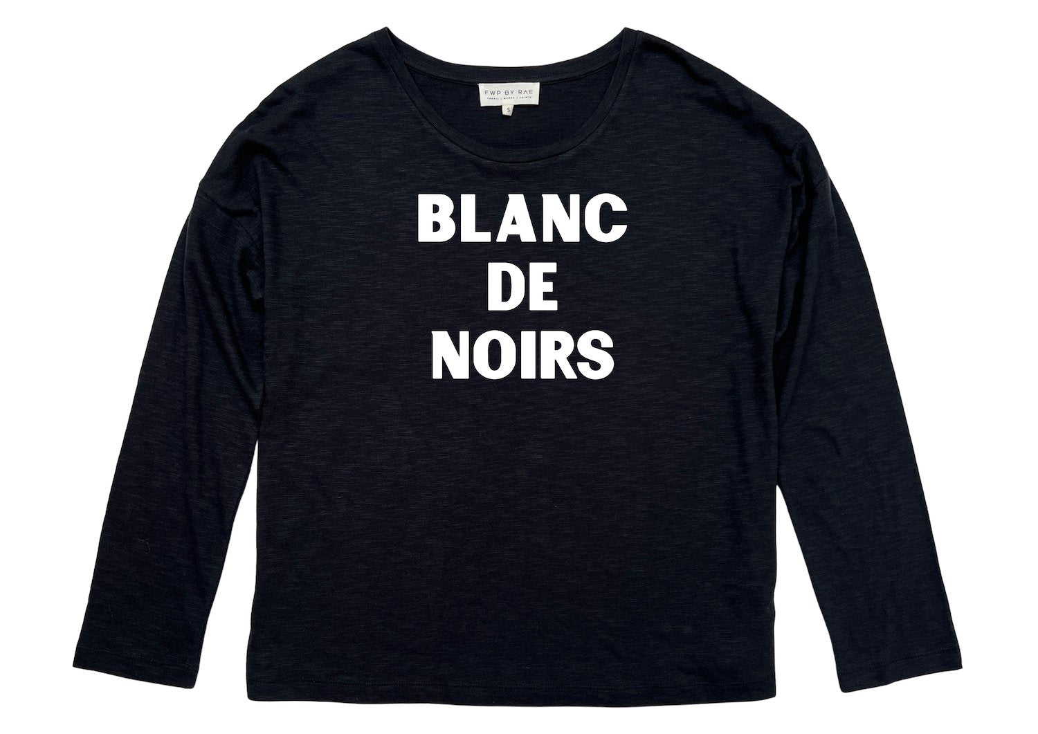 blanc de noirs long sleeve tee | fwp by rae