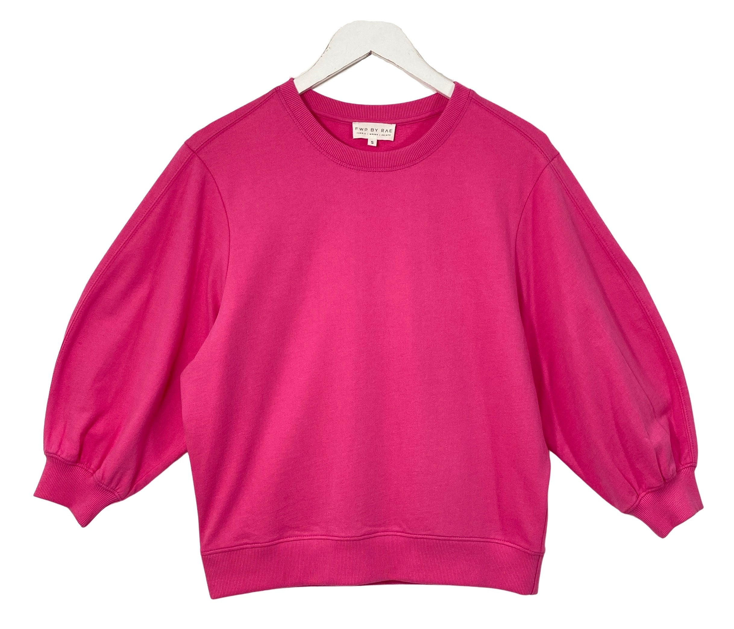 puff sleeve sweatshirt short sleeve | fwp by rae