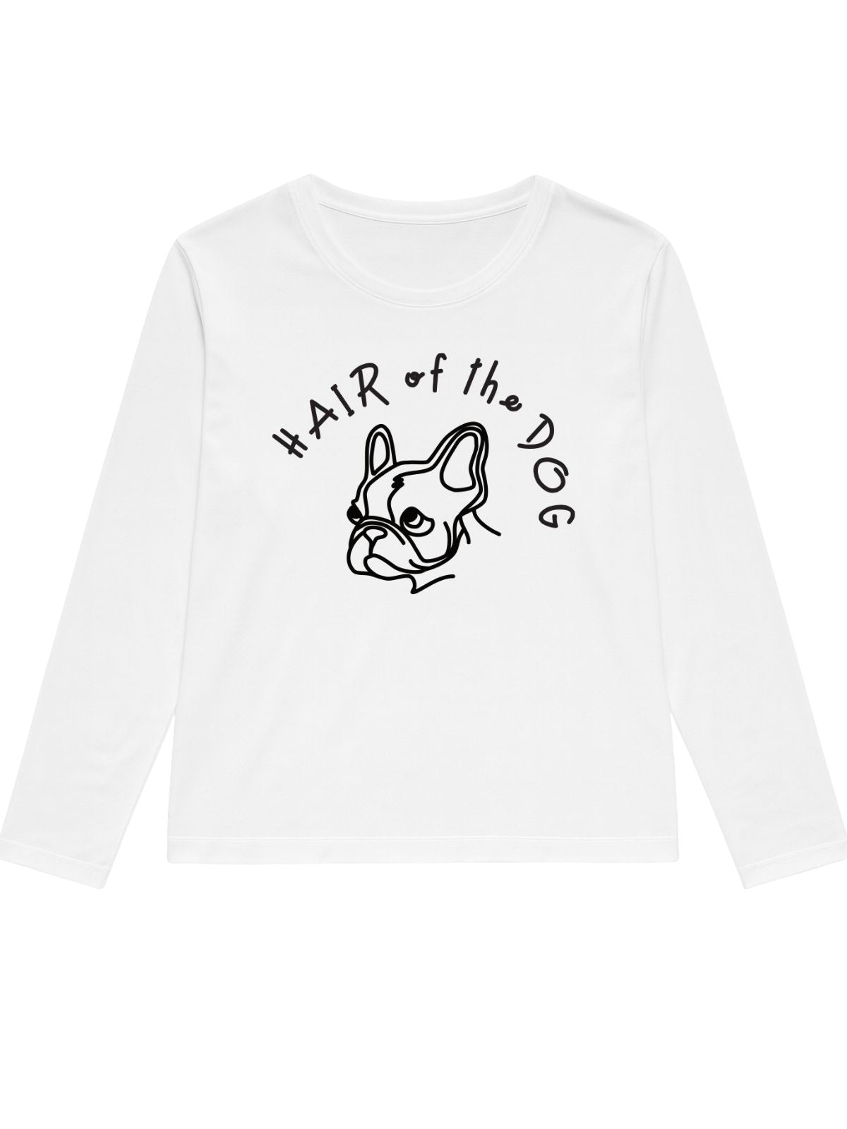Hair of the Dog Long sleeve white tee