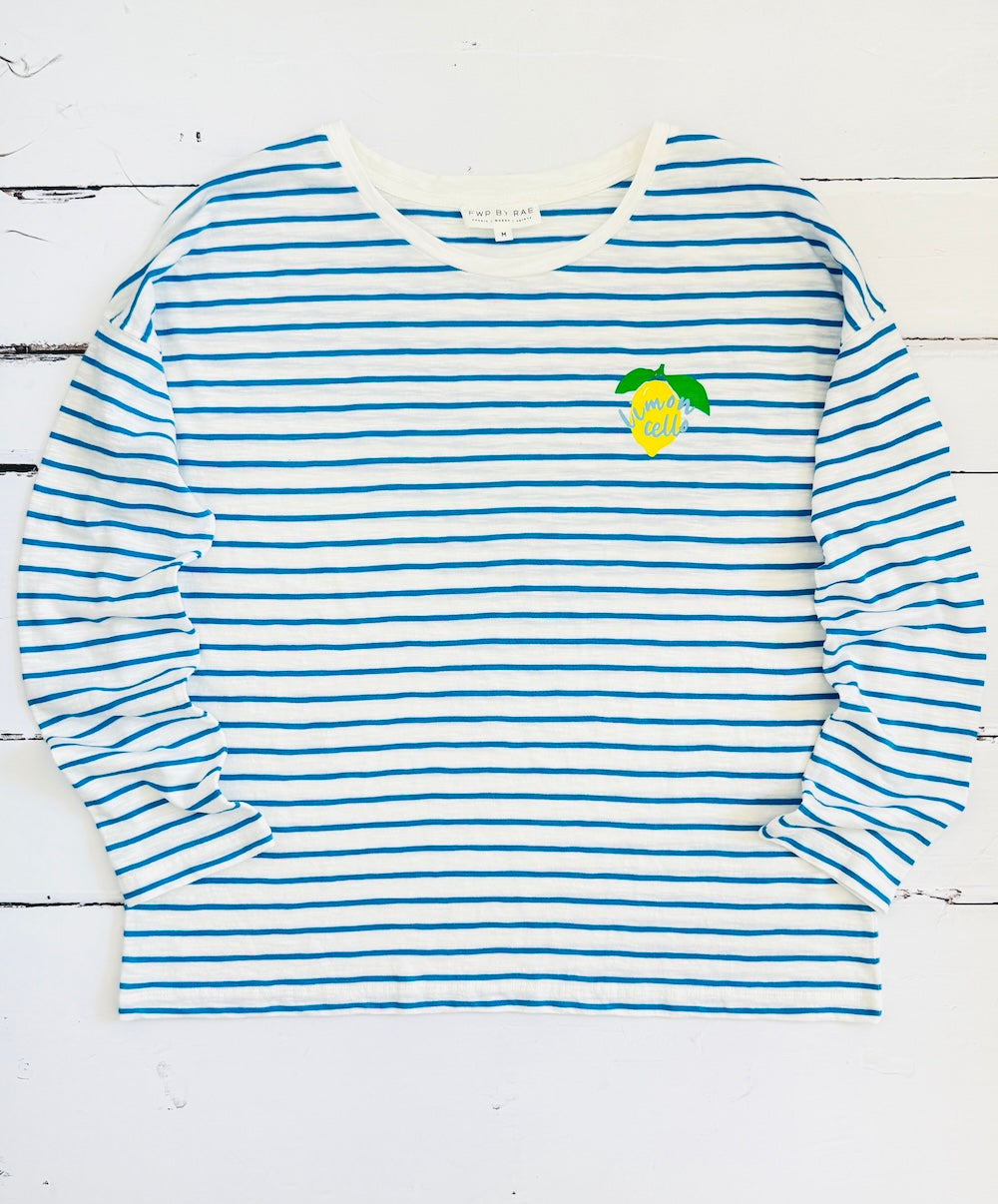 Limoncello Striped Long Sleeve Tee