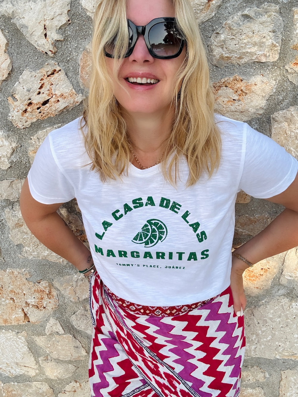 Margaritas Organic Cotton Modal Slub T-Shirt