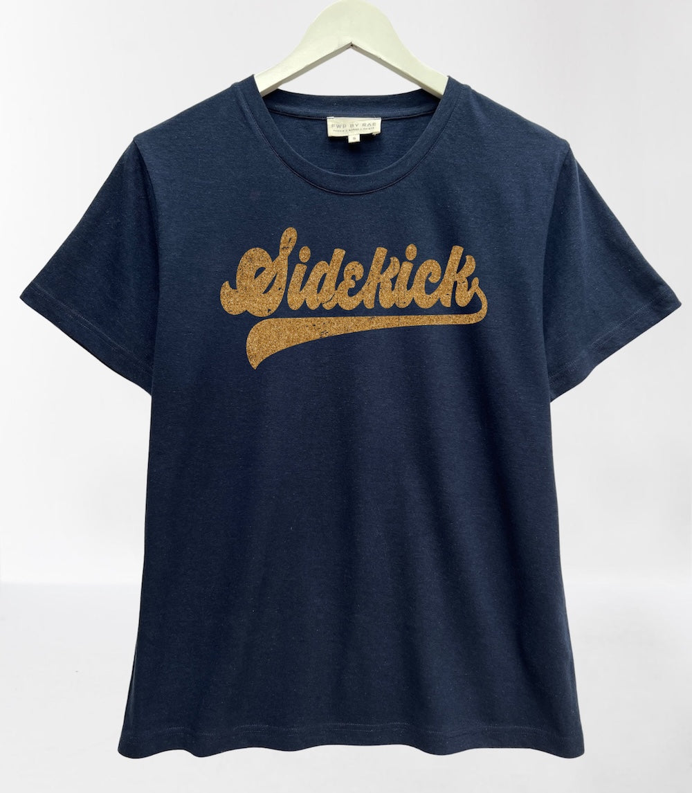 Sidekick T-Shirt Navy Copper