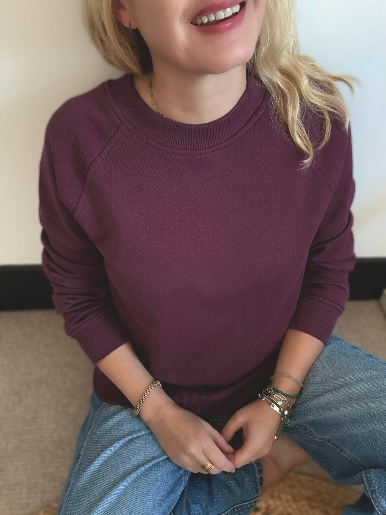 Dylan Raglan Sweatshirt Fig