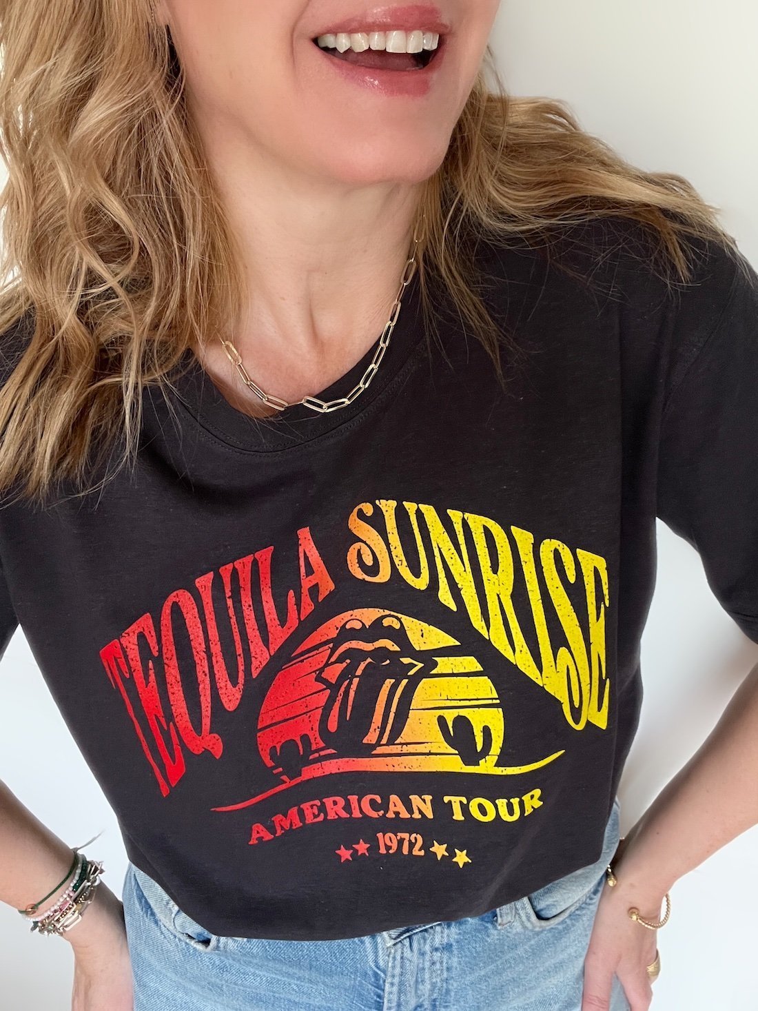 Tequila Sunrise Tour T-shirt grey | fwp by rae