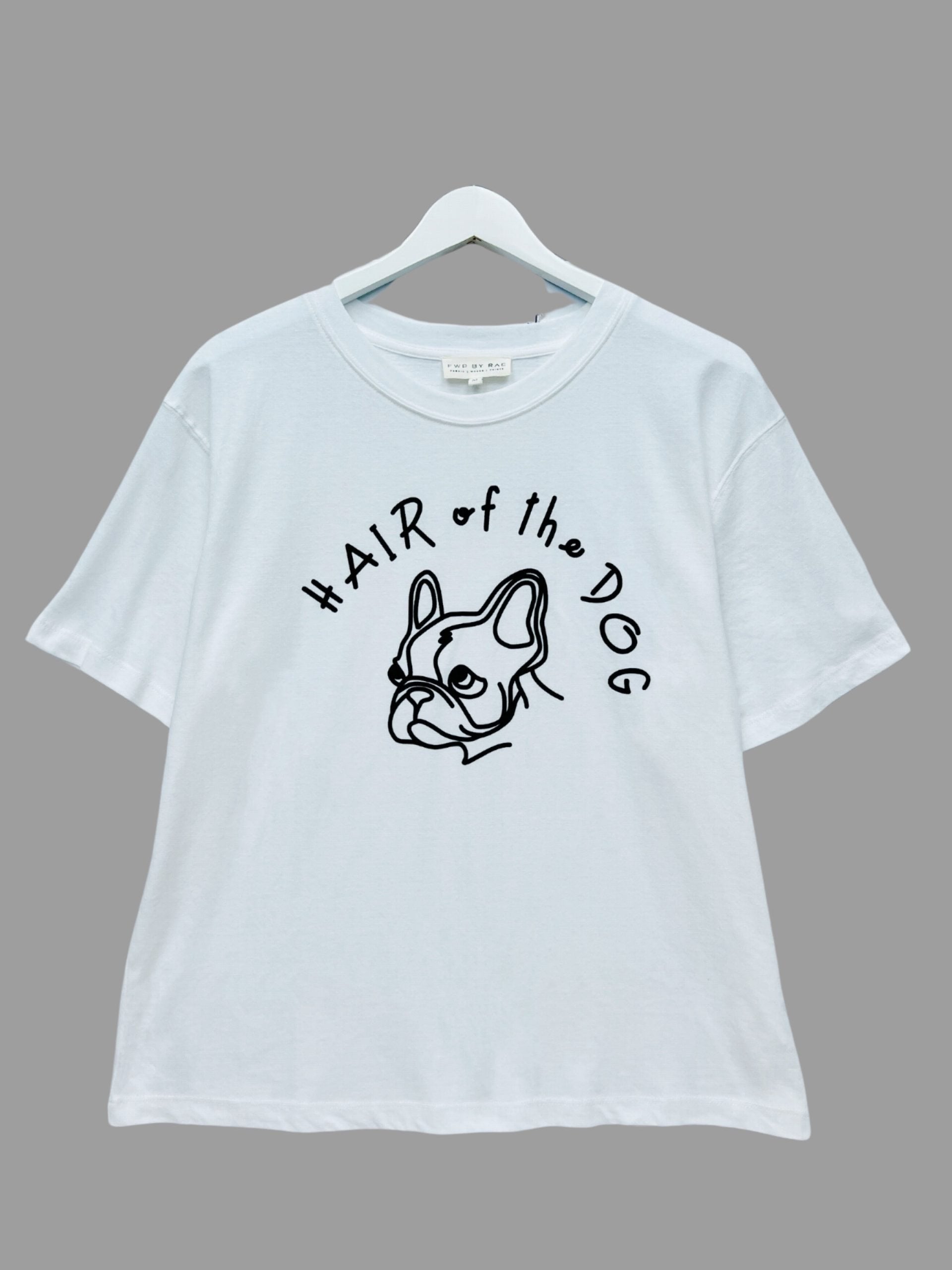 hair of the dog linen tee white | fwp by rae