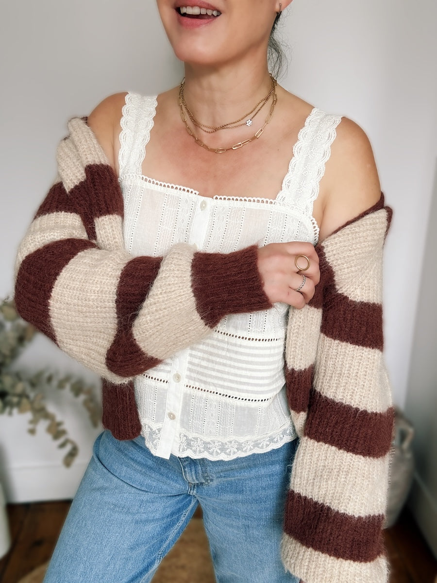 Wren Lace Camisole Top Cream